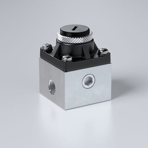 Regulador de presión de oxígeno - 48.255.60 US - Kendrion Kuhnke Automation - flujo ajustable