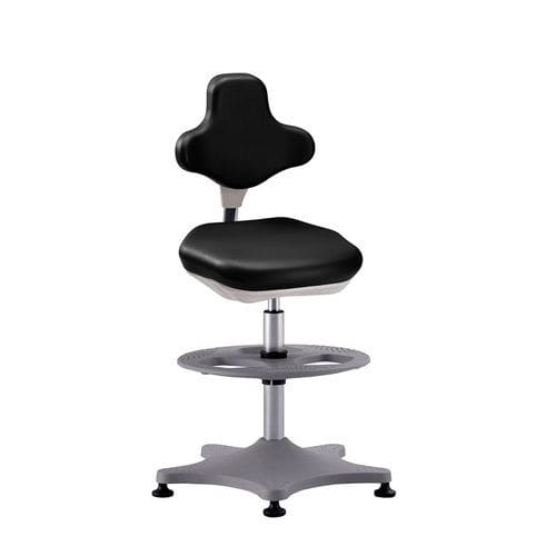 Silla de laboratorio - Labster 9101 - Bimos - con ruedas / de altura variable