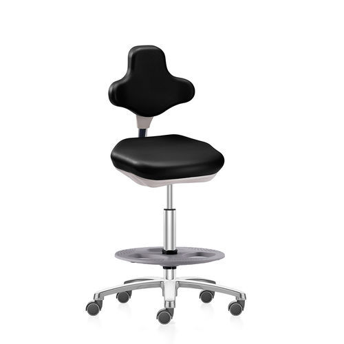 Silla de laboratorio - ESD Labster 9101E - Bimos - con respaldo alto / de altura variable