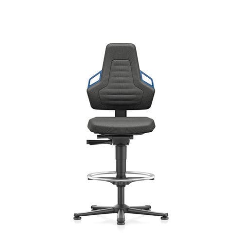 Silla de laboratorio - Nexxit 9031 - Bimos - con respaldo alto / neumática / de altura variable