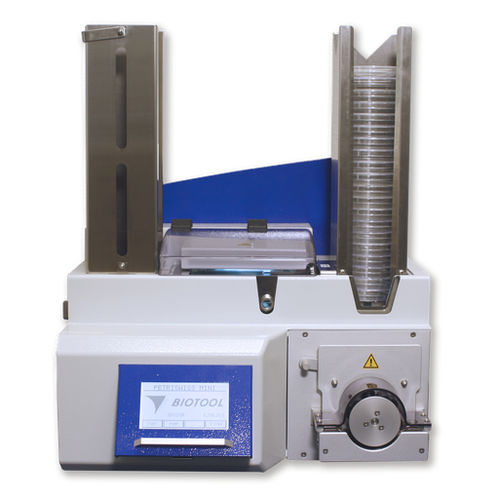 Dispensador de medios para placas de Petri - PetriSwiss PS20 - Biotool Swiss AG - automático / de mesa