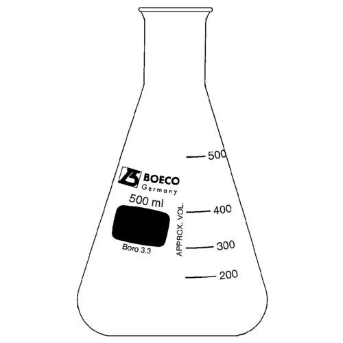 Matraz de laboratorio - BOE 50216 series - Boeckel Co (GmbH Co.) KG - Erlenmeyer