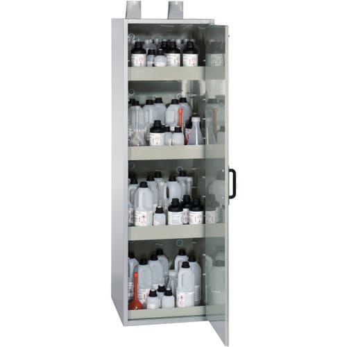 Armario para productos químicos - ACID line pure - Düperthal Sicherheitstechnik GmbH & Co. KG - de hospital / con estante / con 1 puerta