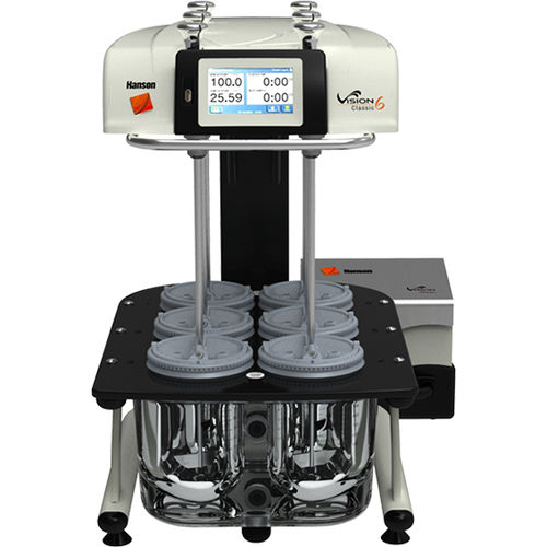 Tester de disolución automático - Vision® G2 Classic 6™  - Hanson Research Corporation - para la industria farmacéutica / de mesa