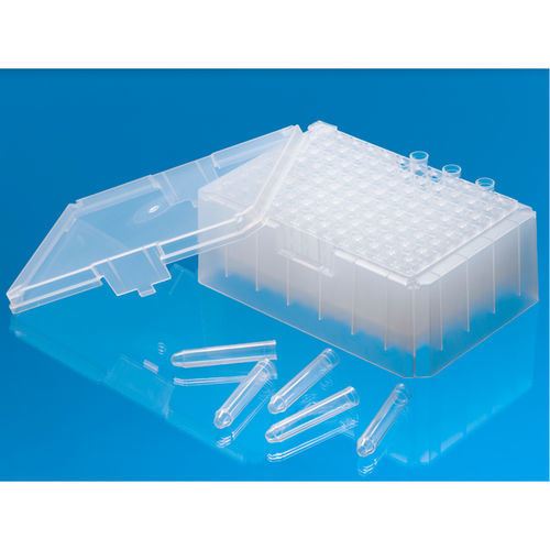 Microplaca de laboratorio - 325.96 series - LVL Technologies - para almacenamiento de muestras / de 96 orificios