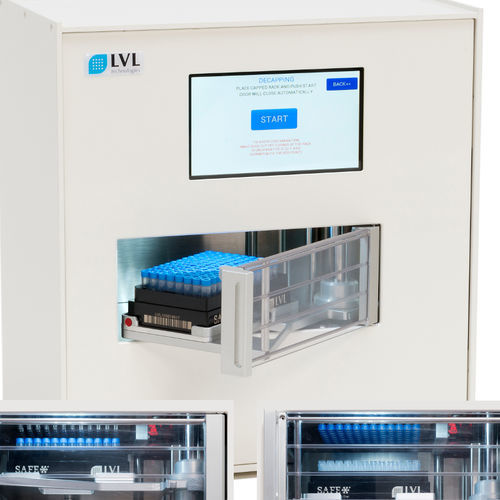 Sistema de desencapsulación y de encapsulación para tubos - CDC-96CH series - LVL Technologies - automatizado / compacto