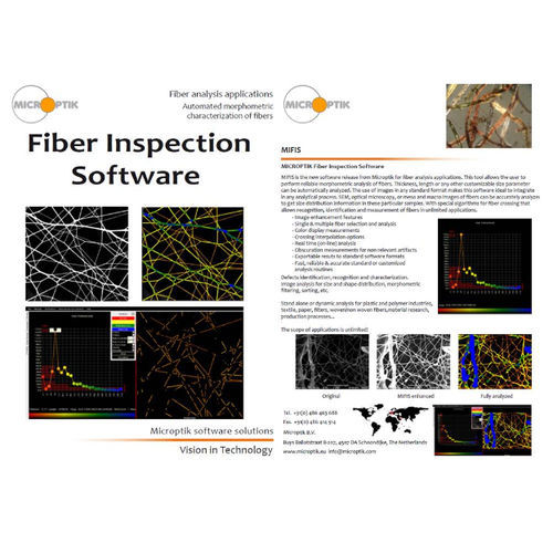 Software de análisis - MiShell - Microptik BV - de análisis de imágenes / de control / médico