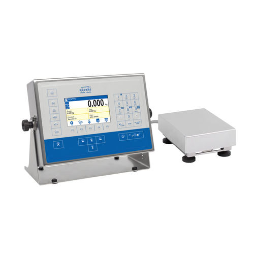 Plataforma de pesaje electrónica - HX5.EX-1 H series - ATEX - RADWAG Balances & Scales - con visualizador portátil / con visualizador gráfico