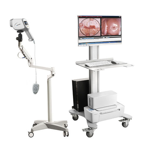 Colposcopio vídeo - KN-2200A - Kernel Medical Equipment Co., Ltd - en carro