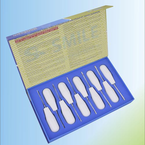 Kit de periotomos curvo - SSI 786-4530 - Smile Surgical Ireland Limited - recto / de acero inoxidable