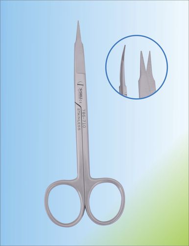 Tijera para cirugía dental - SSI 786-710 - Smile Surgical Ireland Limited - de Goldman-Fox / para humanos / curvada