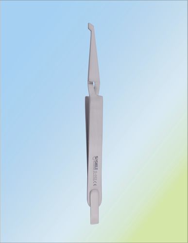 Micropinza ortodóntica - SSI E-022 - Smile Surgical Ireland Limited - para prensión de brackets / reutilizable / curva