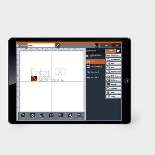 Software de control - GO - FOBA Laser Marking + Engraving, ALLTEC GmbH - de marcado láser / médico / procesos basados en la web