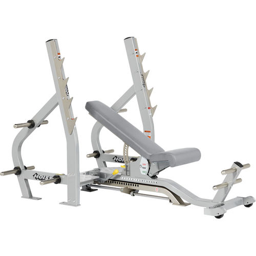 Banco de musculación ajustable - CF-2179B - HOIST Fitness - con soporte para mancuernas