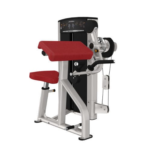 Máquina de musculación curl de brazos - AXIOM - Life Fitness - extensión de tríceps