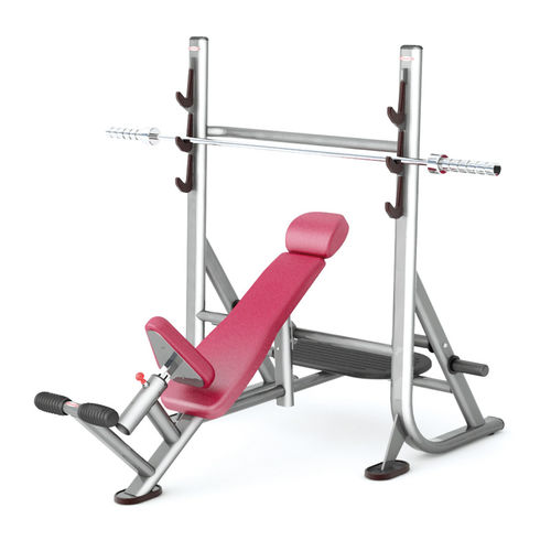 Banco de musculación inclinado - FIT EVO 1FE205 - Panatta - con soporte para mancuernas