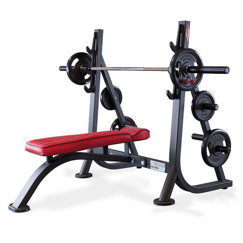 Banco de musculación plano - FREEWEIGHT HP 1HP203B - Panatta - con soporte para mancuernas