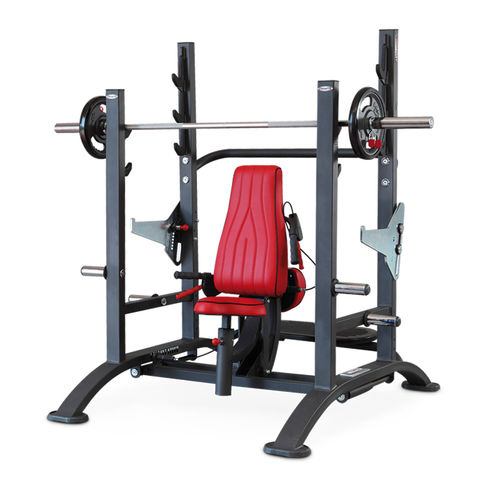 Banco de musculación sentado - FREEWEIGHT HP 1HP233 - Panatta - con máquina Smith