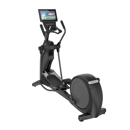 Bicicleta elíptica con baranda - EFX® 685 - Precor - con inclinación