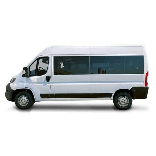 Vehículo para discapacitados autobús - Fiat Ducato long wheelbase - Olmedo Special Vehicles - acceso posterior
