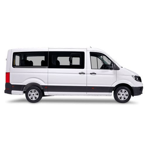 Vehículo para discapacitados furgoneta - Volkswagen Crafter Low Roof Combi - Olmedo Special Vehicles - acceso posterior