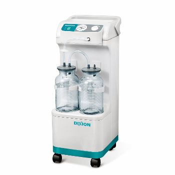 Aspirador quirúrgico eléctrico - Vacus 7305, Vacus 7308 - Dixion Vertrieb Medizinischer Geräte - para drenaje quirúrgico y desbridamiento / con ruedas