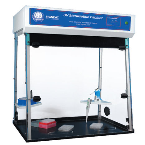 Campana de laboratorio - BC UV SC - Bigneat - para riesgos biológicos / de mesa / de flujo laminar