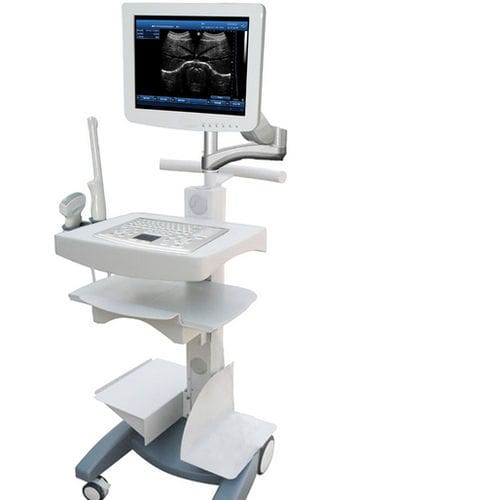 Ecógrafo con soporte - DP-8 Plus  - Promed Technology - para ecografía polivalente / blanco y negro