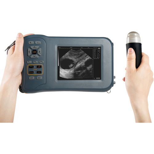 Ecógrafo veterinario de mano - DP-20 Plus  - Promed Technology - multifuncional / blanco y negro