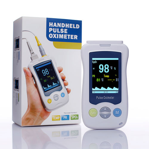 Pulsioxímetro portátil de mano - PM-1A mini - Promed Technology - compacto / con sensor separado