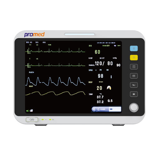 Monitor de paciente veterinario - PM-12C - Promed Technology - portátil / ECG / RESP
