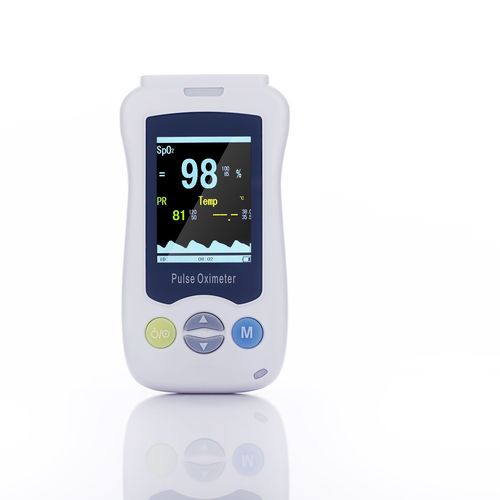 Pulsioxímetro portátil de mano - PM-1A mini VET - Promed Technology - para experimentación con animales / veterinario / con sensor separado