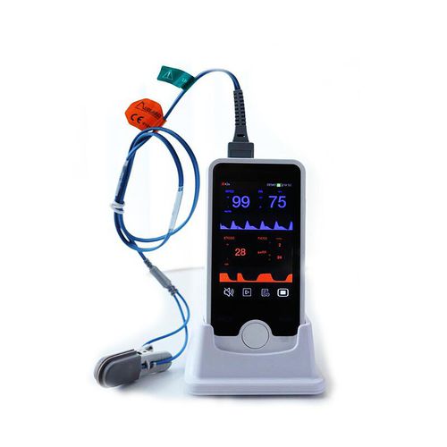 Pulsioxímetro portátil de mano - PM4 - Promed Technology - médico / para hospital / para asistencia domiciliaria