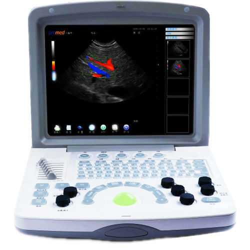 Ecógrafo portátil - M2 - Promed Technology - para ecografía polivalente / blanco y negro / doppler-color