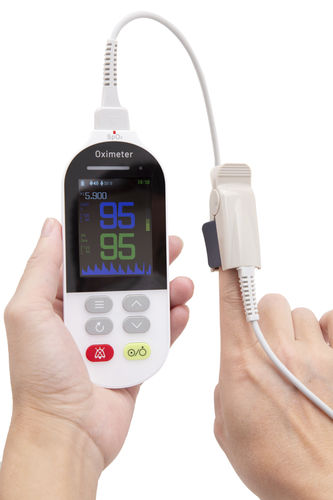 Pulsioxímetro portátil de mano - H1 - Promed Technology - médico / para hospital / para asistencia domiciliaria