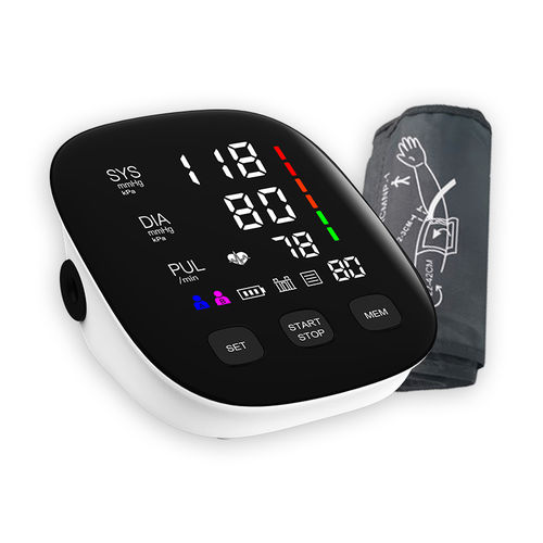 Tensiómetro electrónico automática - BP-8 - Promed Technology - oscilométrica / con manguito para adulto / 2 x 90