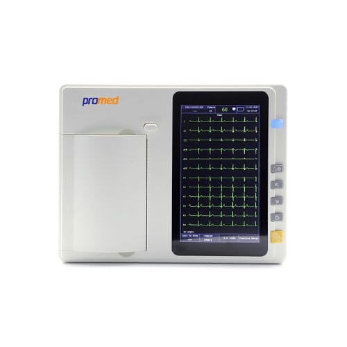 Electrocardiógrafo para diagnóstico en reposo - ECG-103C PLUS - Promed Technology - 3 canales / digital / con impresora