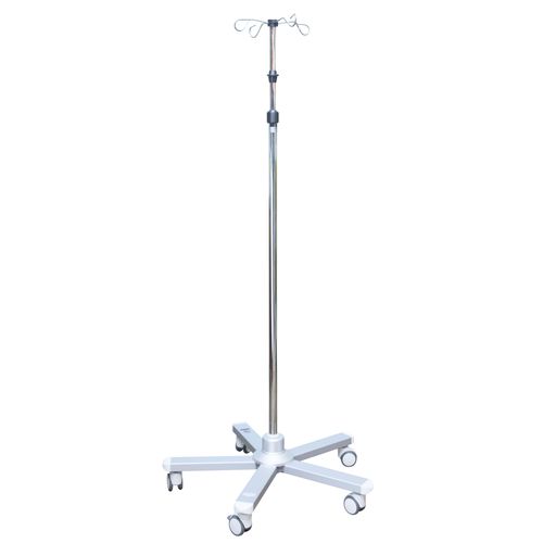 Portasueros con ruedas - SR 01 1314  - Çağdaş Medical - 4 ganchos / de acero inoxidable / de aluminio