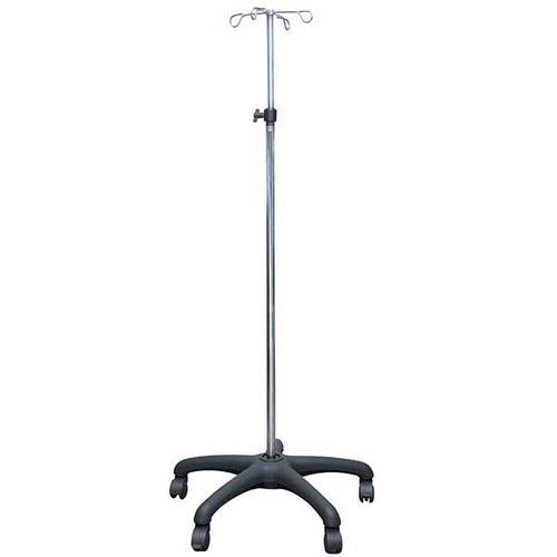 Portasueros con ruedas - SR 01 series - Çağdaş Medical - 4 ganchos / de acero inoxidable