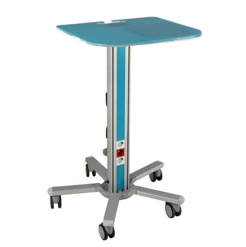 Mesa de trabajo - ADAX 004 - Çağdaş Medical - de laboratorio / rectangular / con ruedas