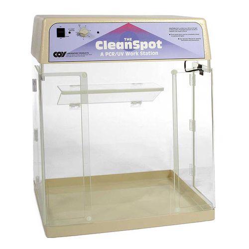 Cabina de limpieza para PCR - CleanSpot  - CoyLab - de mesa