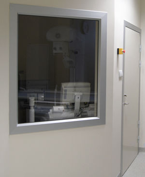 Ventana de hospital - Thermod - de protección radiológica / fija / de cristal de plomo