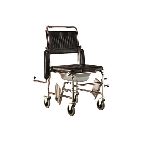 Silla con orinal con reposabrazos - 601, 606 - IMC MEDICAL - con cubo / con ruedas / con apertura higiénica