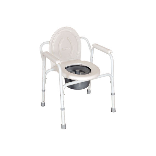 Silla de ducha con reposabrazos - 602, 605 - IMC MEDICAL - con apertura higiénica / con cubo / con respaldo