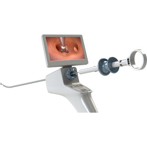 Videohisteroscopio con monitor de vídeo integrado - LiNA OperaScope™ - LiNA Medical - de un solo uso