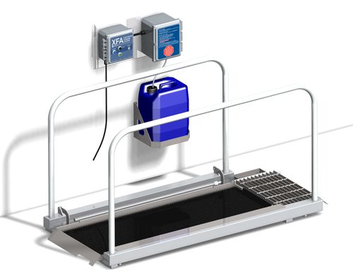 Estación de limpieza para zapatos - XFA - Meritech - automatizada