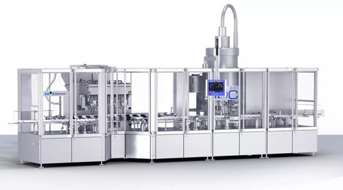 Sistema de embalaje automatizado - IBC 240 - Uhlmann - continuo / de pie / de botellas