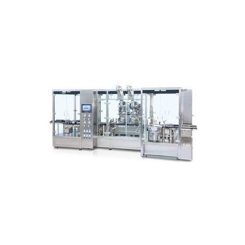 Llenadora para polvo - MicroMaxX series - Romaco - automática / servoaccionada / de vacío