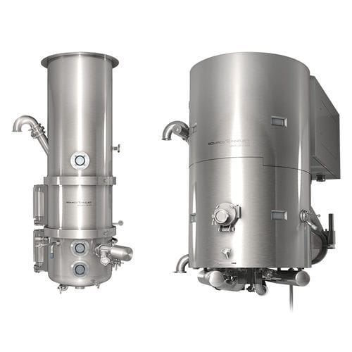 Granuladora para la industria farmacéutica - V series - Romaco - secador / con sistema de recubrimiento