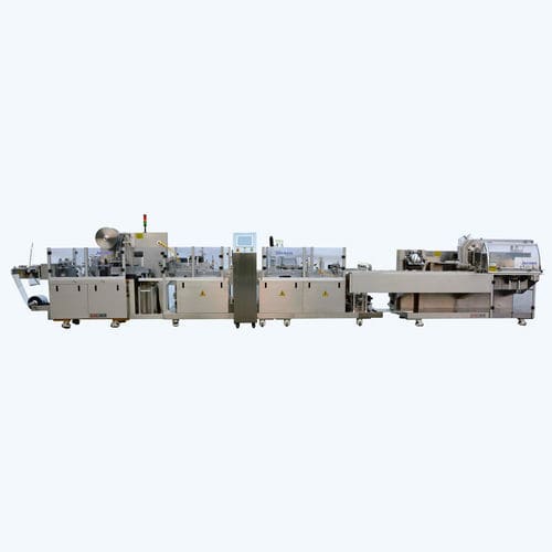 Sistema de embalaje intermitente - DPP260R-ZH120 - Jornen Machinery Co., Ltd - de pie / de líquidos / en blíster